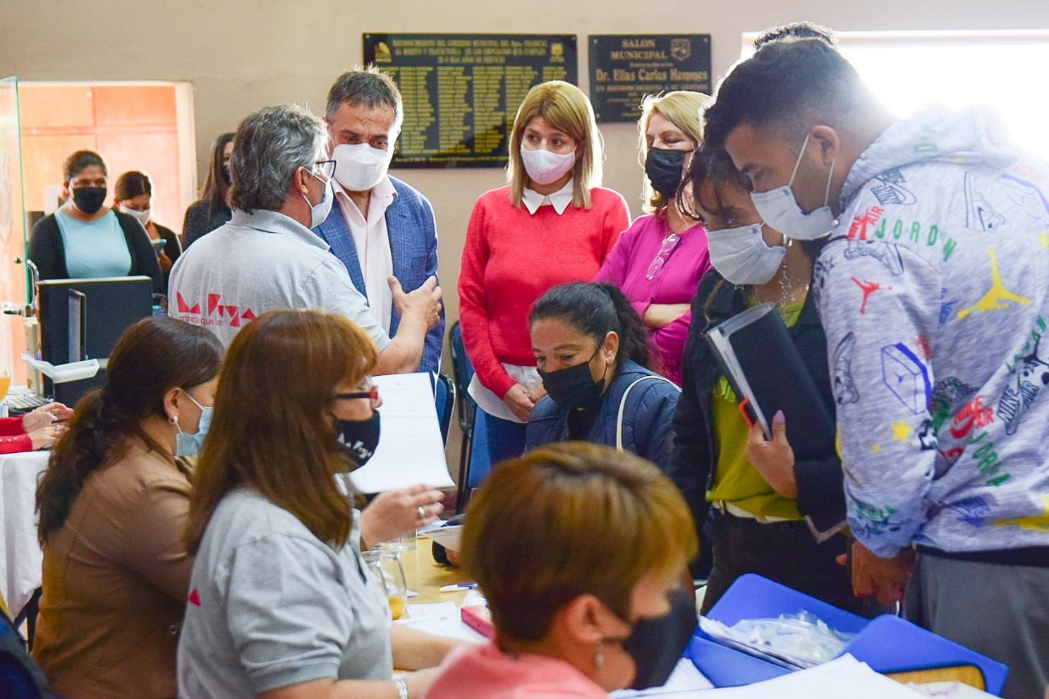 Puy Soria encabezó abordaje territorial en Chamical para acercar el Ministerio de Vivienda a la gente